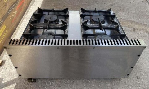 Εστία Αερίου Επιτραπέζια Με 4 Καυστήρες Μαντέμι VIMITEX Μεταχειρισμένη